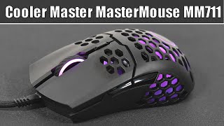 Cooler Master MasterMouse MM711 Test  Leichte Maus für kleine Hände [upl. by Ahsinid]