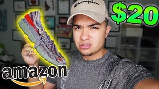 I BOUGHT 20 YEEZYS FROM AMAZON AND GOT THESE UNBOXING GONE WRONG [upl. by Adnohsirk349]