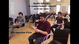 Xenius Quelle influence le comportement collectif a t il sur nous Arte 2017 09 15 17 11 [upl. by Kezer]