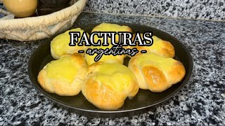 Facturas argentinas  receta fácil y rápida [upl. by Katherin]