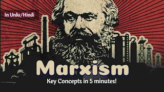 Marxism in urduhindi Marxism as a literary theory Theory of Marxism [upl. by Attelliw]