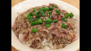 Hoppin John Recipe  Black Eyed Peas and Rice [upl. by Anna]