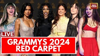 Grammy 2024 LIVESTREAM Grammy 2024 Red Carpet LIVE Taylor Swift Dua Lipa Billie Eilish  Grammys [upl. by Aurora]