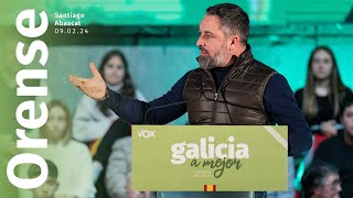 Discurso de Santiago Abascal en Orense  Galicia a Mejor [upl. by Noruq]