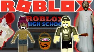 ROBLOX  The HaLLoWeeN High School [upl. by Ahseenyt408]