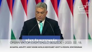 Orbán Viktor 68 nappal a pedofil bűntársának elengedése előtt beszélt a pedofilokról [upl. by Ardnoet135]