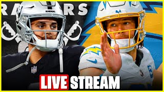 🔴 Raiders vs Chargers LIVE w WiFiWillie [upl. by Odom]