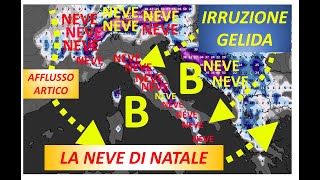 METEO  IRRUZIONI ARTICHE SEMPRE PIU INCISIVE IN TERZA DECADE VERSO UN NATALE DA RACCONTARE [upl. by Ferguson]