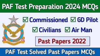 Paf test preparation 2024  PAF test Past Papers 2022  Paf Initial test Online preparation 2024 [upl. by Hersh]