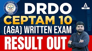 DRDO CEPTAM 10 AampA Result 2023 Out  DRDO Result 2023 Details by Rajat Sir [upl. by Keifer487]