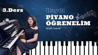 🎶Piyano Ders3 Porte Dizek üzerinde notaların yerleri FA Anahtarı piyanodersi piyano piano [upl. by Nylecsoj]