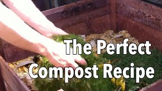 The Perfect Compost Recipe  How to Get Your Compost Heap Cooking [upl. by Dnaleel]