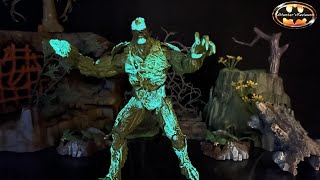 McFarlane DC Multiverse Swamp Thing Glow In The Dark Amazon Gold Label Action Figure Review Megafig [upl. by Anitac]