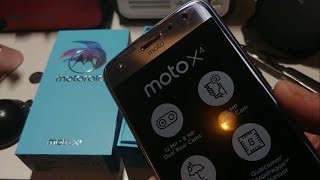 Moto X4 Unboxing What A Sterling Blue Beauty [upl. by Hyman]