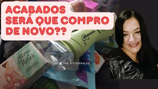 PRODUTOS ACABADOS perfumaria hidratantes e mais COMPRO DE NOVO [upl. by Namhar]