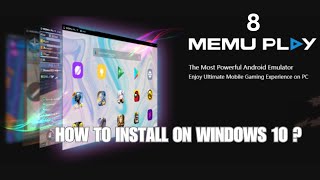 Cara Install Memu Play Di Laptop Windows 10  Emulator Paling Ringan Untuk Low end PC [upl. by Yro]