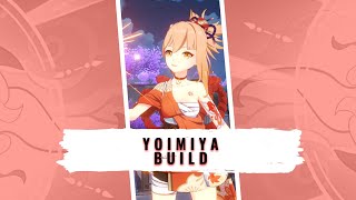 BUILD Básica y Rápida de YOIMIYA  Genshin Impact Shorts [upl. by Lerat]