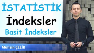 12 İndeksler 1  Basit indeks  Mekan ve Zaman indeksi  İSTATİSTİK  XDERS [upl. by Airun]