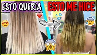 ¡CASI ME QUEDO CALVA POR HACERME ESTO EN EL PELO Mi cambio de look  Lulu99 [upl. by Tekla]