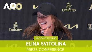 Elina Svitolina Press Conference 2R  Australian Open 2022 [upl. by Naivaj]