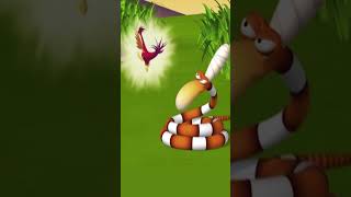 Gazoon Sneaky Snake Charming the Bird cartoon shorts animalsvideo [upl. by Mou75]