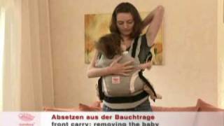 How to do regular rucksack style front carry with a Manduca Baby Carrier [upl. by Iain]