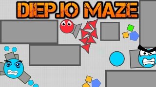 NEW DIEPIO MAZE GAME MODE  Arena Closers vs Maze  Wall Glitches amp Trolling [upl. by Aehsrop]