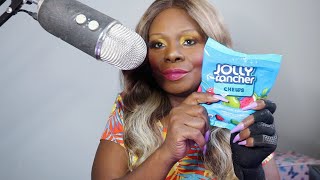 JOLLY RANCHER CHEWS ASMR EATING SOUNDS [upl. by Eirahcaz]