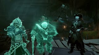 Blessing of Athenas Fortune Cutscene Receiving the Ghostly Curse  Sea of Thieves [upl. by Beitch34]