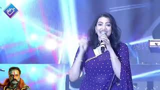 GEETHAMADHURI SINGING BALAYAIAH SONG Akhanda ya ya ya Jai balayya song [upl. by Enrobyalc]