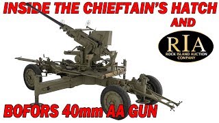 Inside the Chieftains Hatch Gun Automatic 40mm M1 Bofors [upl. by Zetneuq]