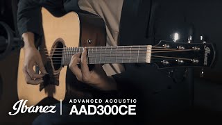 Ibanez AAD300CE Acoustic Guitar [upl. by Areta839]