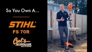 How To Change Your String On A Stihl String Trimmer Bump Feed [upl. by Laucsap]