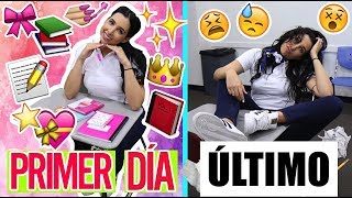 PRIMER DIA DE CLASES vs ULTIMO DIA DE CLASES  Mariale [upl. by Llenel]