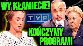 SKANDALICZNA DEBATA TVP ZAKOŃCZYLI PROGRAM po UJAWNIENIU SZOKUJĄCYCH FAKTÓW [upl. by Ranjiv742]