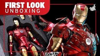 Hot Toys Iron Man Mark III 20 Special Edition Figure Unboxing  First Look [upl. by Kory]