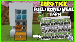 NEWEST 121 ZEROTICK KELPFUELBONEMEAL FARM in Minecraft Bedrock And Pe  Best Kelp XP Farm 121 [upl. by Kooima]