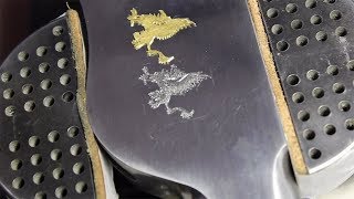 Gold Griffon inlay Tutorial [upl. by Janith973]