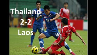 Laos 2  2 Thailand all goals Suzuki Cup 2010 [upl. by Sitra]