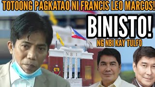 FRANCIS LEO MARCOS BINISTO NG NBI KAY TULFO flm francisleomarcos marcos [upl. by Lekim]