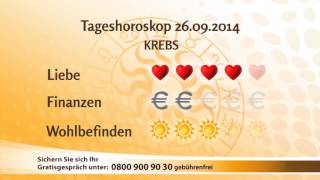 Gratis Tageshoroskop vom 26 September 2014 Teil 1 [upl. by Grath]