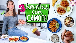 RECETAS CON CAMOTE  Vegano y Fácil 😋Yovana [upl. by Lindsley17]