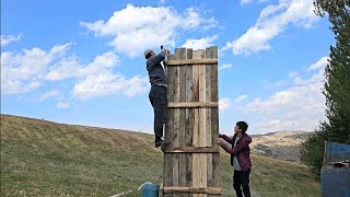 Making the Worlds Largest Sawdust Stove  Episode 1 [upl. by Dee Dee]