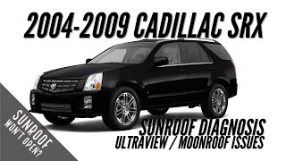 20042009 Cadillac SRX Sunroof  Moonroof Diagnosis amp Issues [upl. by Ailana535]