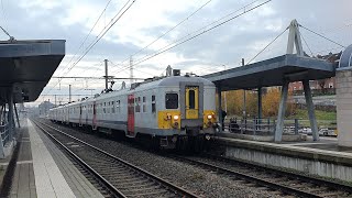 NMBS SNCB 655  662 L5037 Aachen Hbf  SpaGéronstère te Welkenraedt op 17 november 2023 [upl. by Emmuela]