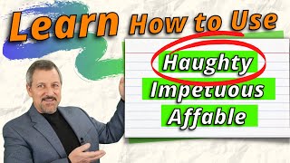 Haughty 👉 How to Learn and Start Using This Word Today [upl. by Gerita]