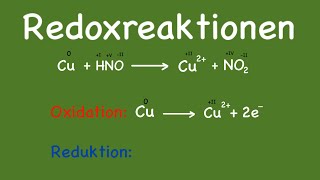 Redoxreaktionen  Redoxgleichungen aufstellen  Oxidationszahlen [upl. by Nosneb]