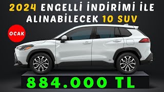 Engelli İndirimi Ötv Muafiyeti ile Alınabilecek 10 Suv [upl. by Christianity]