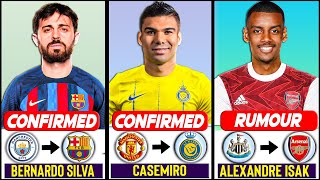 NEW CONFIRMED TRANSFERS amp RUMOURS 2024 ✅🔥Ivan Toney Florian Wirtz Isak Bernardo Silva🔥 [upl. by Eiznyl]