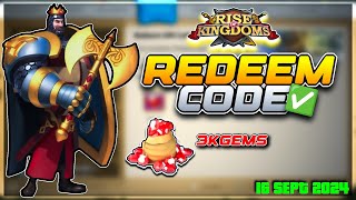 3K Gems 💎 New Redeem Codes for Rise Of Kingdoms  RiseofKingdoms riseofkingdoms redeemcode guide [upl. by Kano]